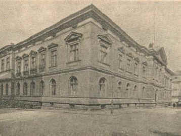 Gerichtsgebäude um 1884